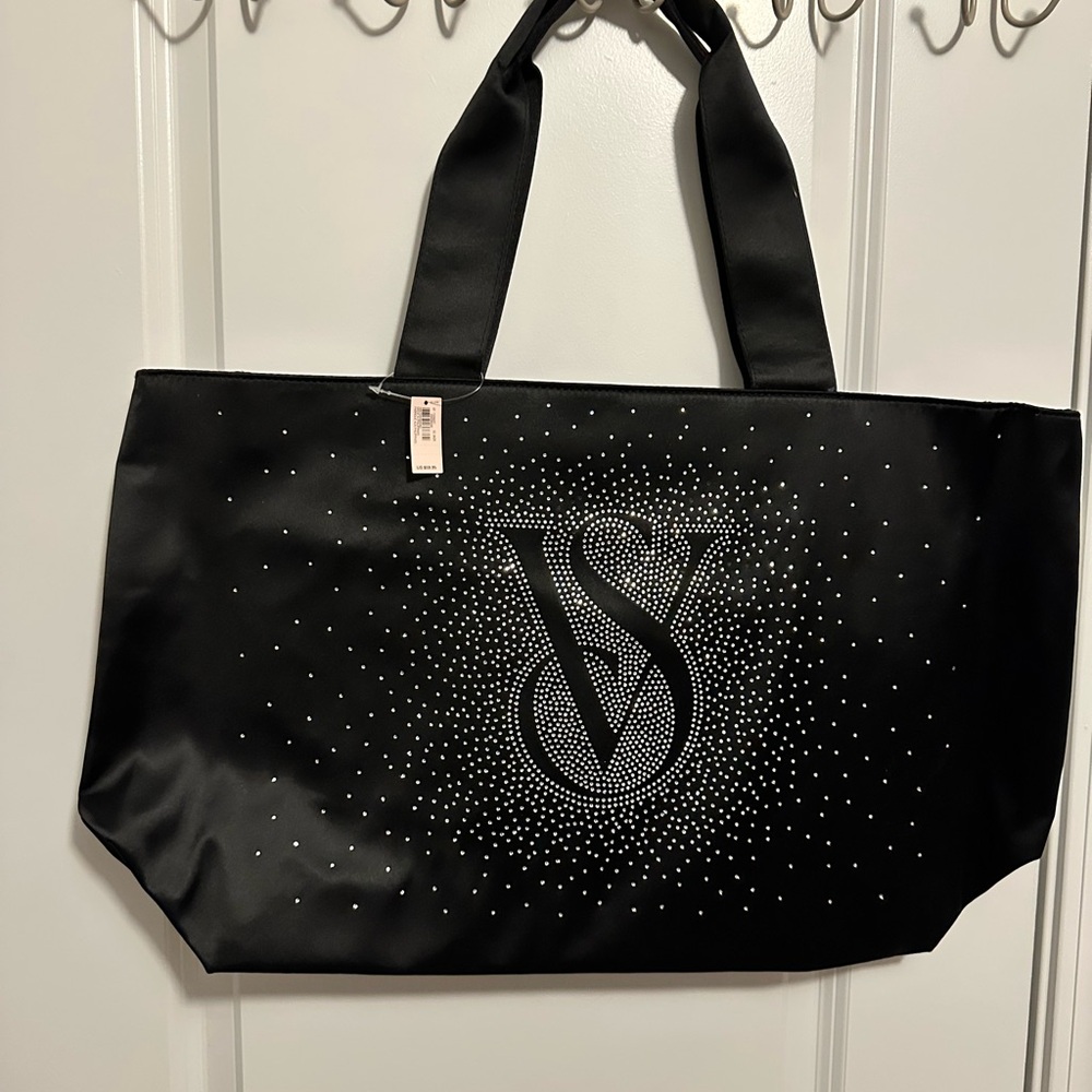 BRAND NEW Victoria's Secret Black Tote Bag